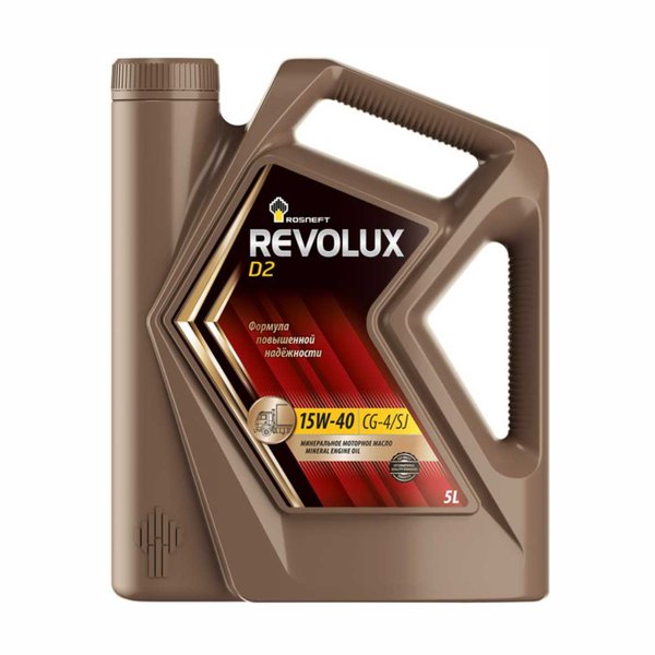 Масло моторное РОСНЕФТЬ Revolux D2 15W-40 CG-4 (5л/4,5кг) РНПК(марк.)