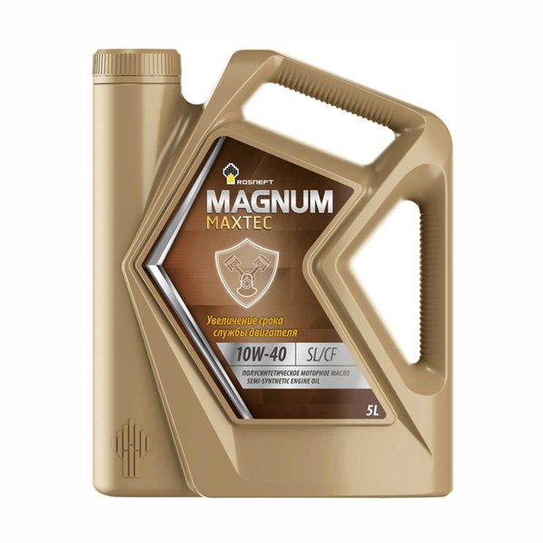 Масло моторное РОСНЕФТЬ Magnum Maxtec 10W-40 SL (5л/4,5кг) РНПК [М]