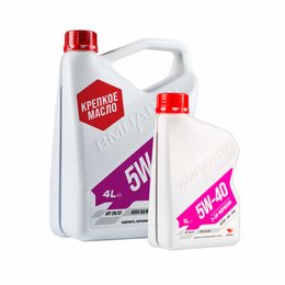 Масло моторное ВМПАВТО Motive 5W-40 A3/B4 SN/CF, 4л + 1л (марк.)