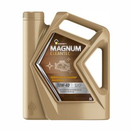 Масло моторное РОСНЕФТЬ Magnum Cleantec 10W-40 SJ (5л/4,5кг) РНПК(марк.)