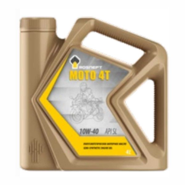 Масло моторное РОСНЕФТЬ МОТО 4Т 10W-40 ТС (4л/3,6кг) РНПК(марк.)