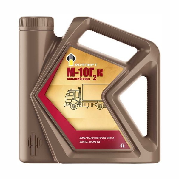Масло РОСНЕФТЬ М-10Г2К (канистра 4л/3,6кг) АНХК НОВЫЙ АРТИКУЛ [М]