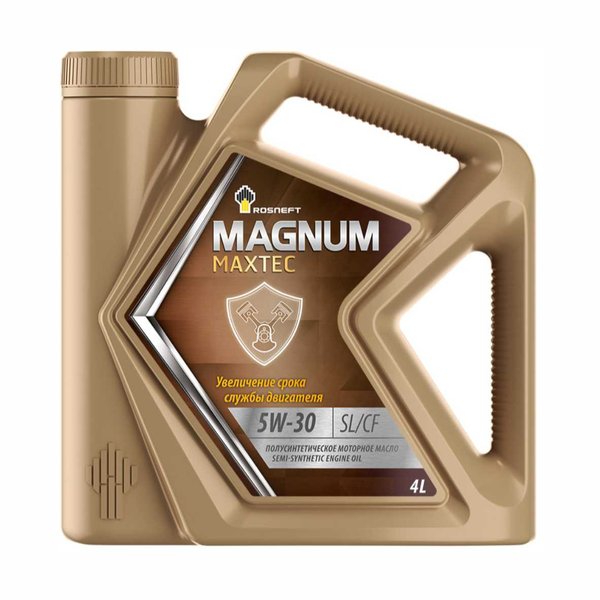 Масло моторное РОСНЕФТЬ Magnum Maxtec 5W-30 SL (4л/3,5кг) [М]