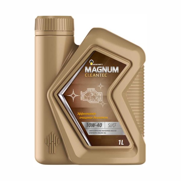 Масло моторное РОСНЕФТЬ Magnum Cleantec 10W-40 SJ (1л/0,9кг) РНПК [М]