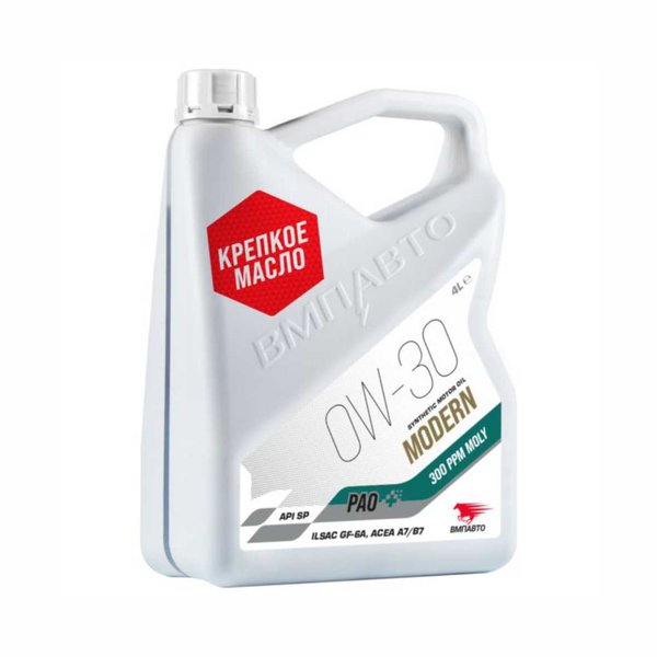 Масло моторное ВМПАВТО Modern 0W-30 A7/B7 GF-6А/SP (4л/3,4кг) (марк.)