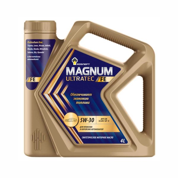 Масло моторное РОСНЕФТЬ Magnum Ultratec FE 5W-30 SN (4л/3,6кг) РНПК [М]