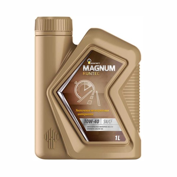 Масло моторное РОСНЕФТЬ Magnum Runtec 10W-40 SN (1л/1кг) РНПК [М]