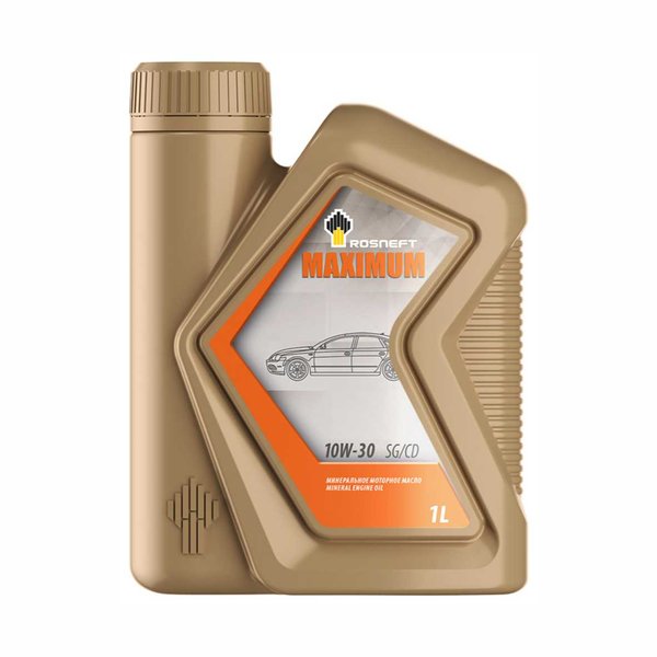 Масло моторное РОСНЕФТЬ Maximum 10W-30 SG (1л/0,9кг) [М]