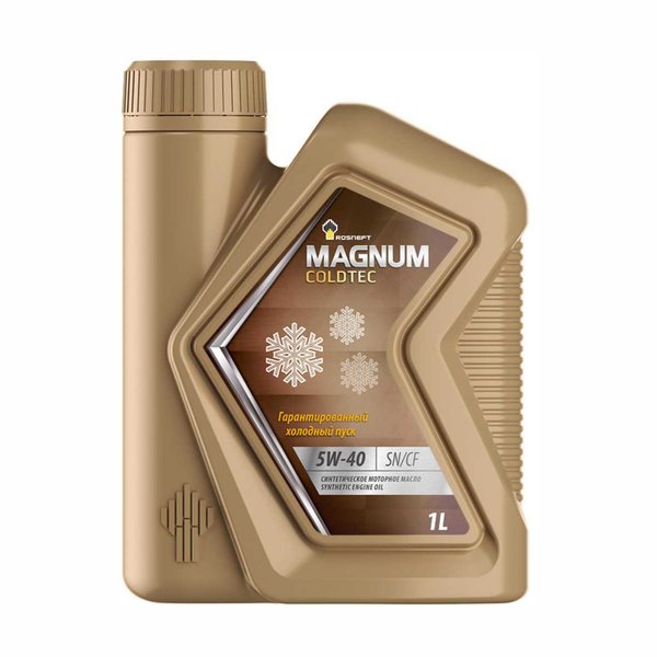 Масло моторное РОСНЕФТЬ Magnum Coldtec 5W-40 SN (1л/1кг) [М]