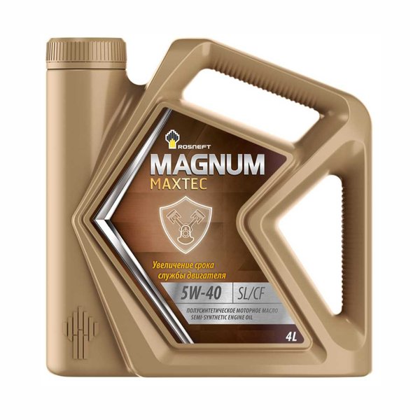 Масло моторное РОСНЕФТЬ Magnum Maxtec 5W-40 SL (4л/3,5кг) [М]