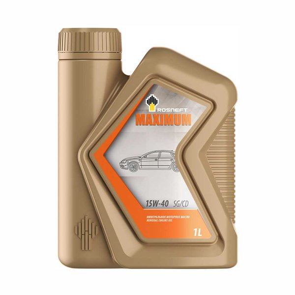 Масло моторное РОСНЕФТЬ Maximum 15W-40 SG (1л/0,9кг) [М]