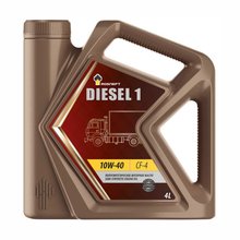 Масло моторное РОСНЕФТЬ Diesel 1 10W-40 CF-4 (4л/3,5кг) АНХК [М]