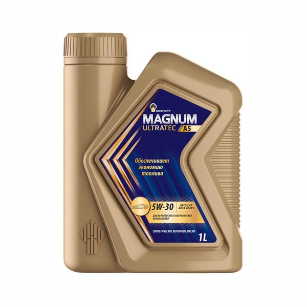 Масло моторное РОСНЕФТЬ Magnum Ultratec 5W-30 A5 (1л/0,9кг) РНПК [М]